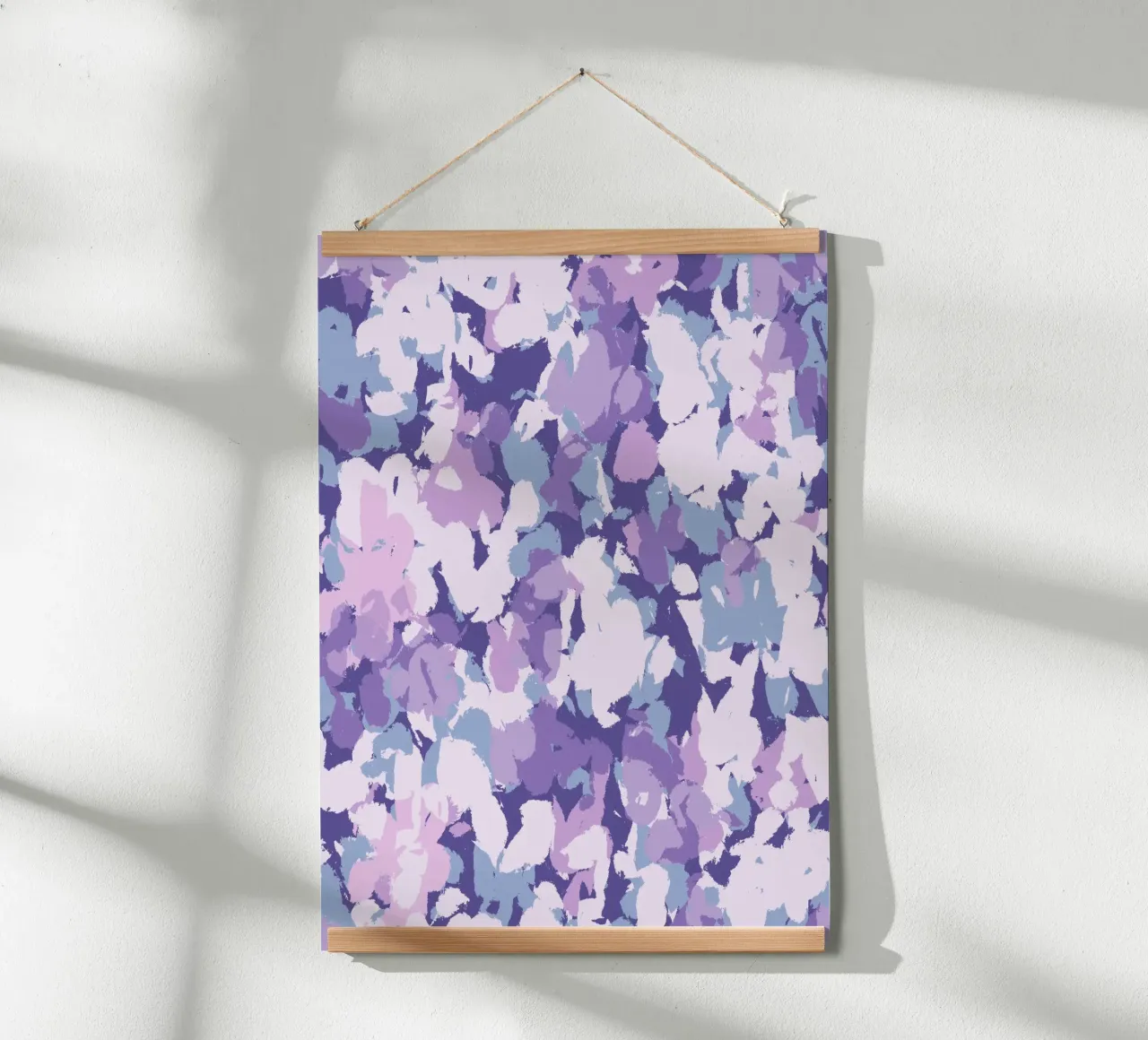Purple Confetti Pattern poster da anisillustration