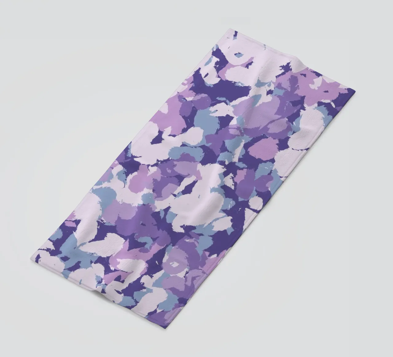 Purple Confetti Pattern telo mare da anisillustration