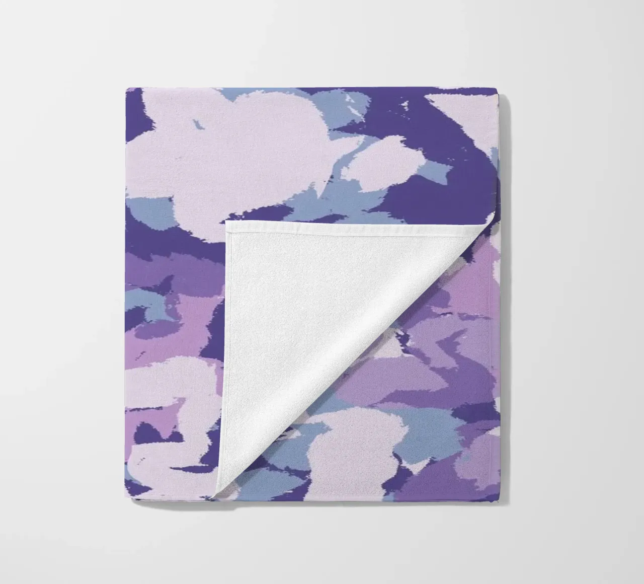 Purple Confetti Pattern telo mare da anisillustration