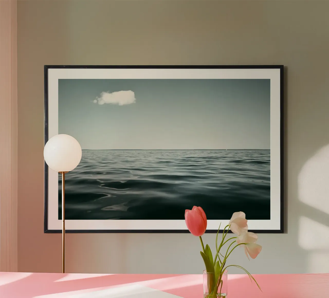 Müritz poster con telaio in legno da Amy & Kurt