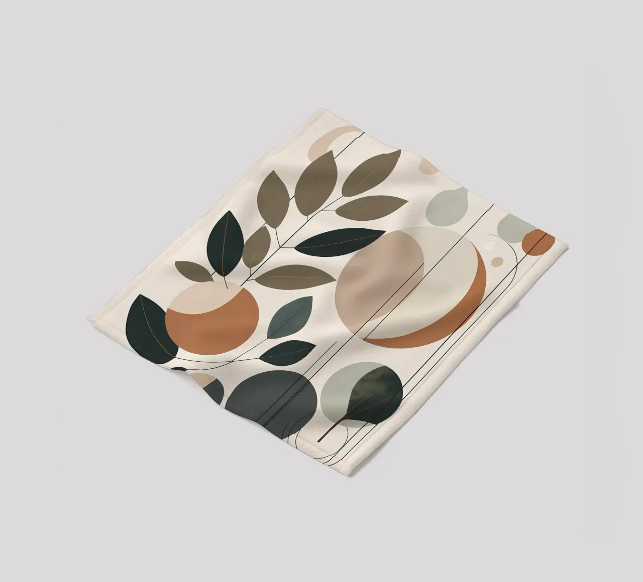 Abstract Nature Harmony fleece blanket by Artistic-shop