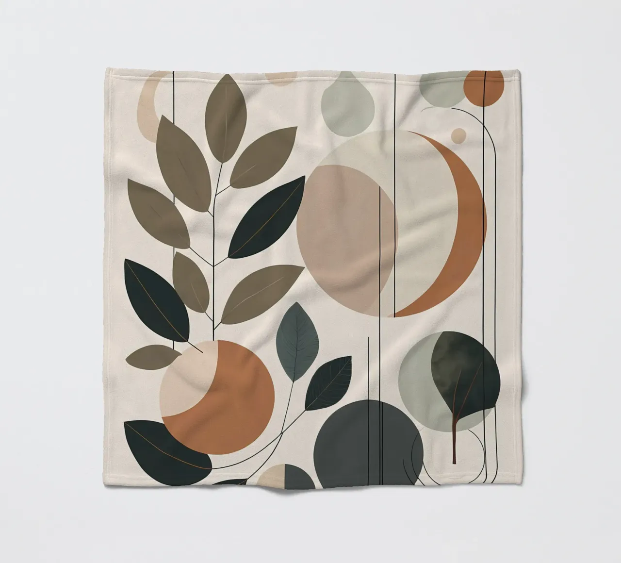 Abstract Nature Harmony fleece blanket by Artistic-shop