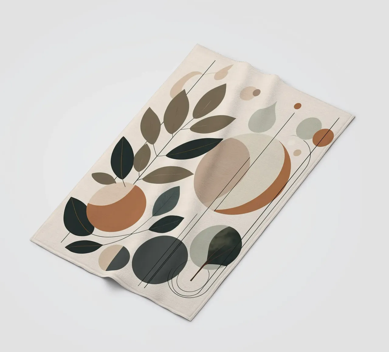 Abstract Nature Harmony fleece blanket by Artistic-shop