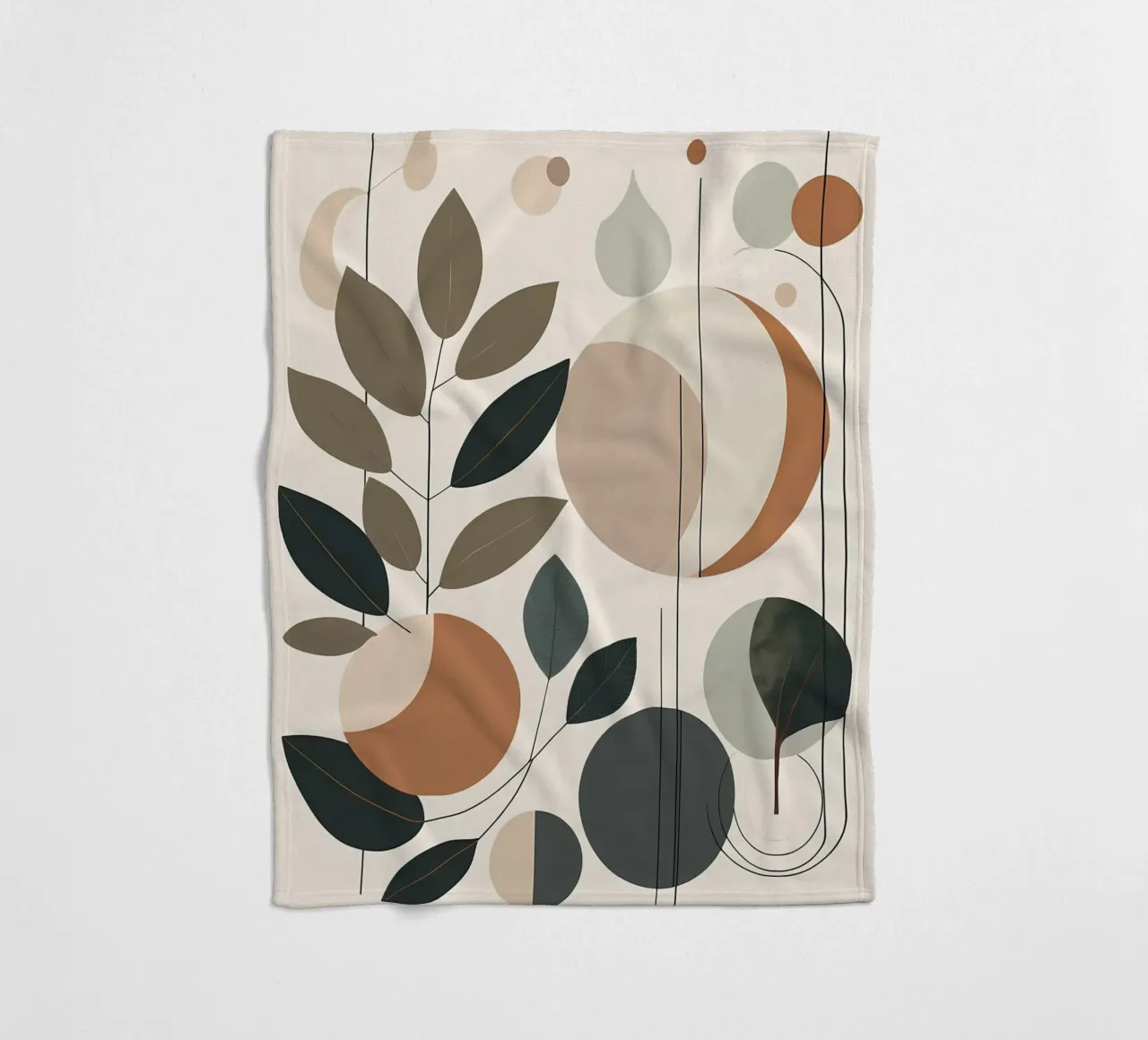 Abstract Nature Harmony fleece blanket by Artistic-shop