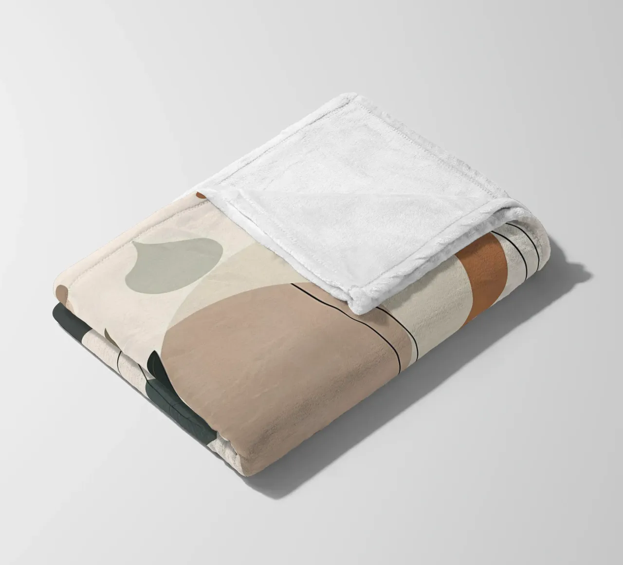 Abstract Nature Harmony fleece blanket by Artistic-shop