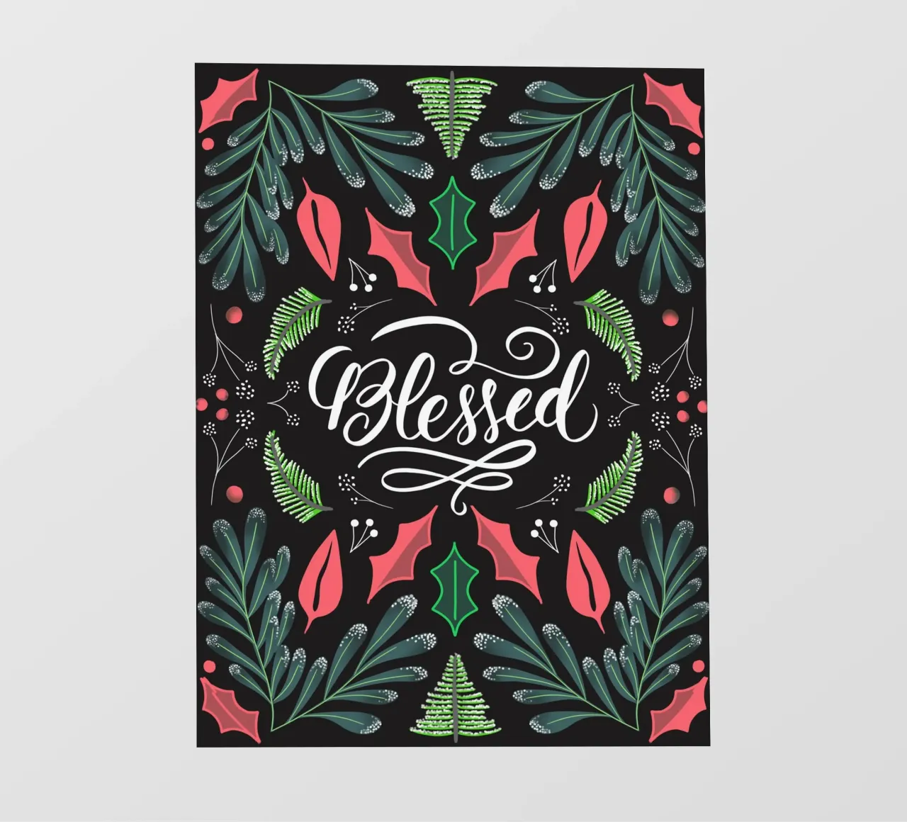 Blessed Christmas Dark Art telo in pvc da anisillustration