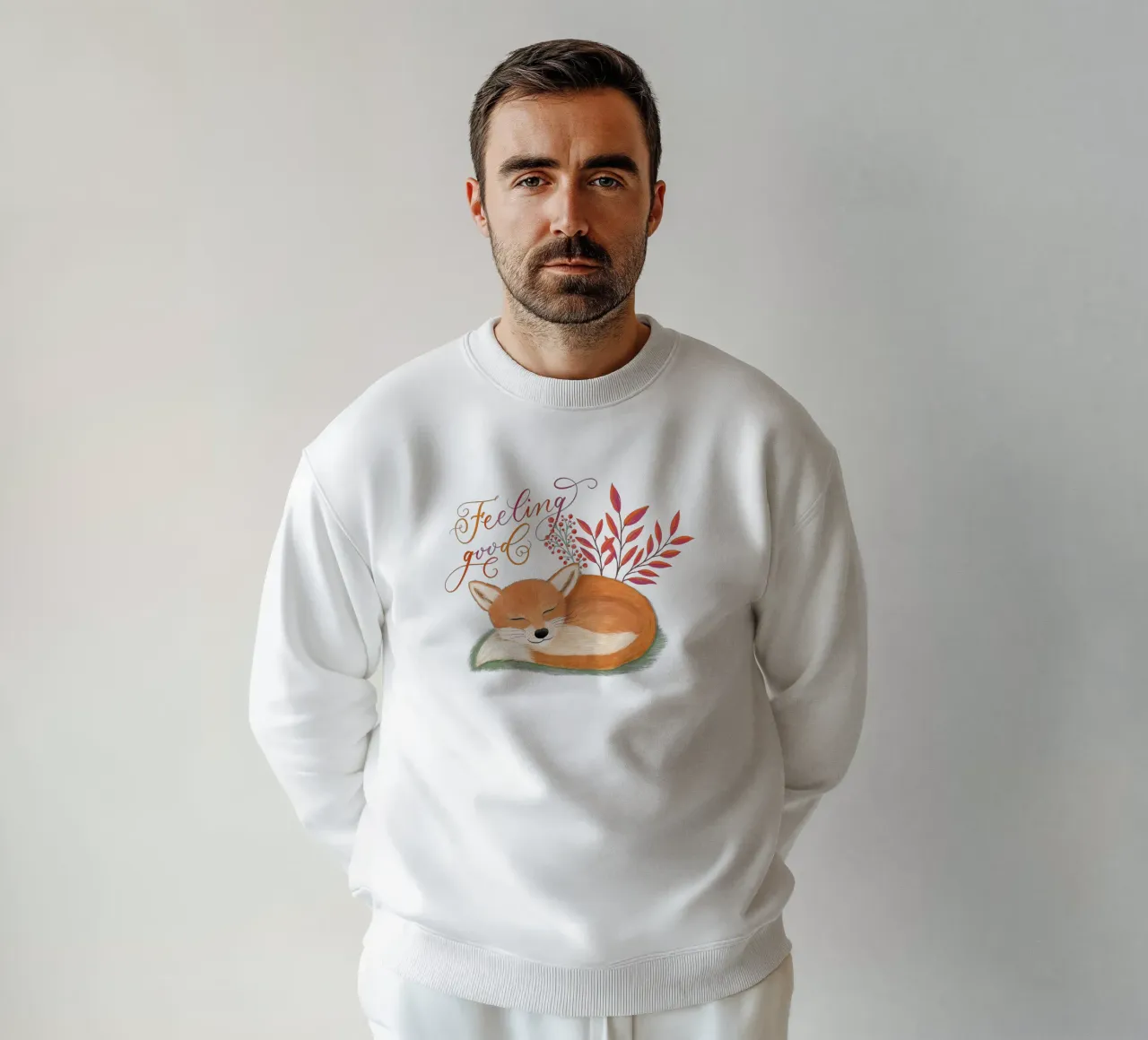 Fuchs: sentirsi bene. Umore autunnale e sogni d'oro felpa da CalliLetters