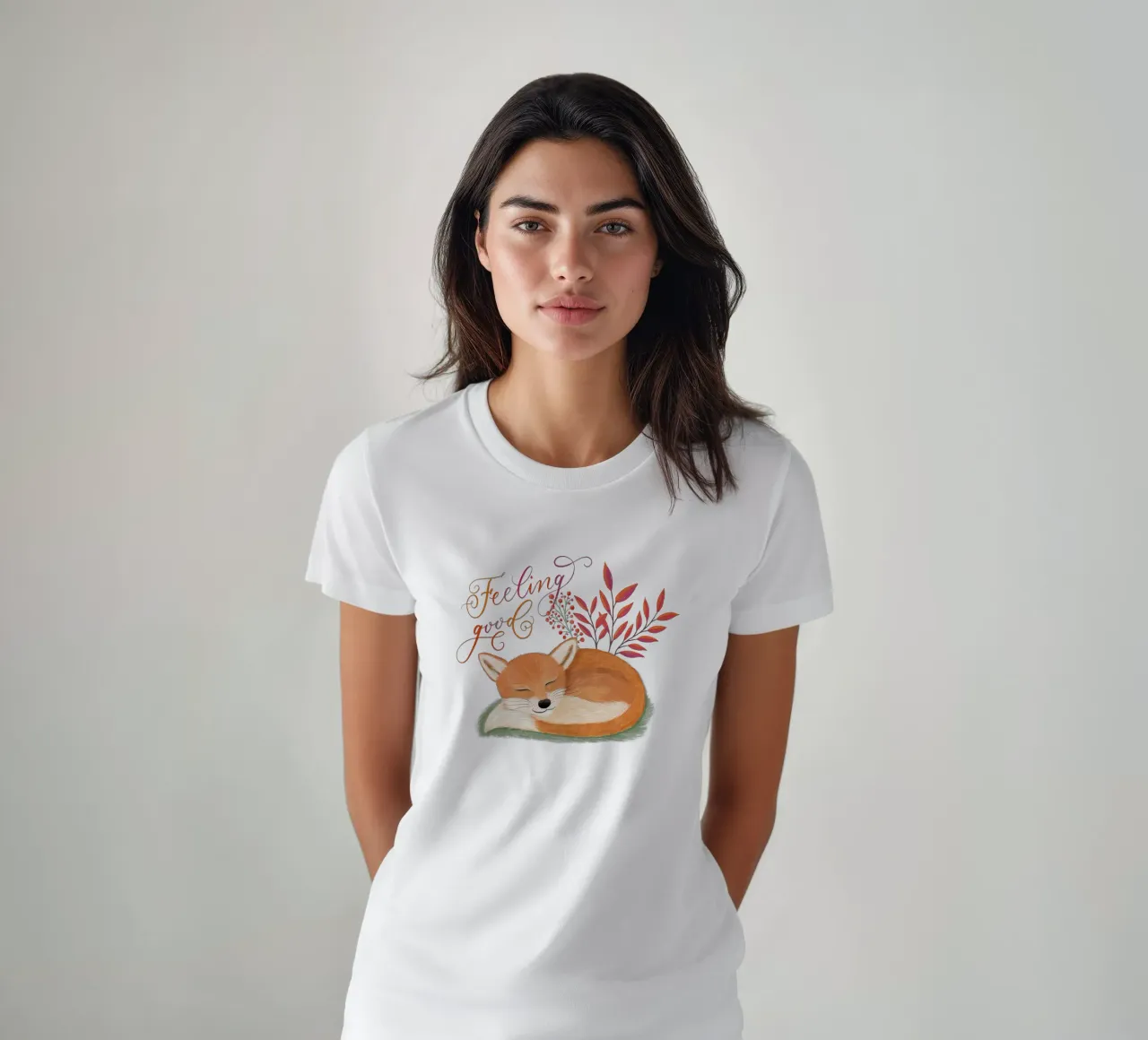 Fuchs: sentirsi bene. Umore autunnale e sogni d'oro t-shirt da CalliLetters