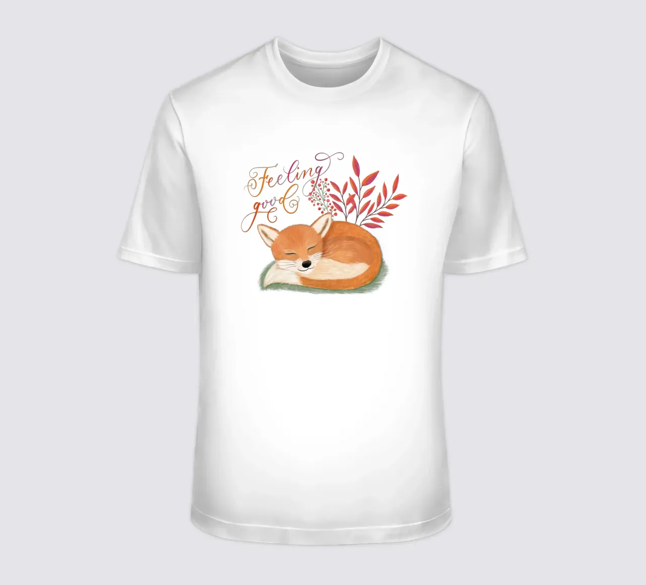 Fuchs: sentirsi bene. Umore autunnale e sogni d'oro t-shirt da CalliLetters