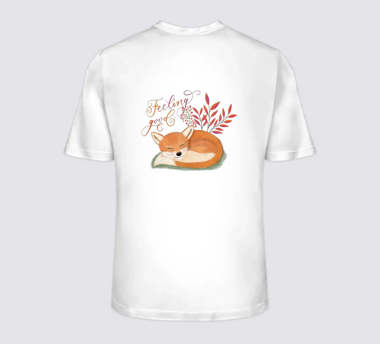 Fuchs: sentirsi bene. Umore autunnale e sogni d'oro t-shirt da CalliLetters