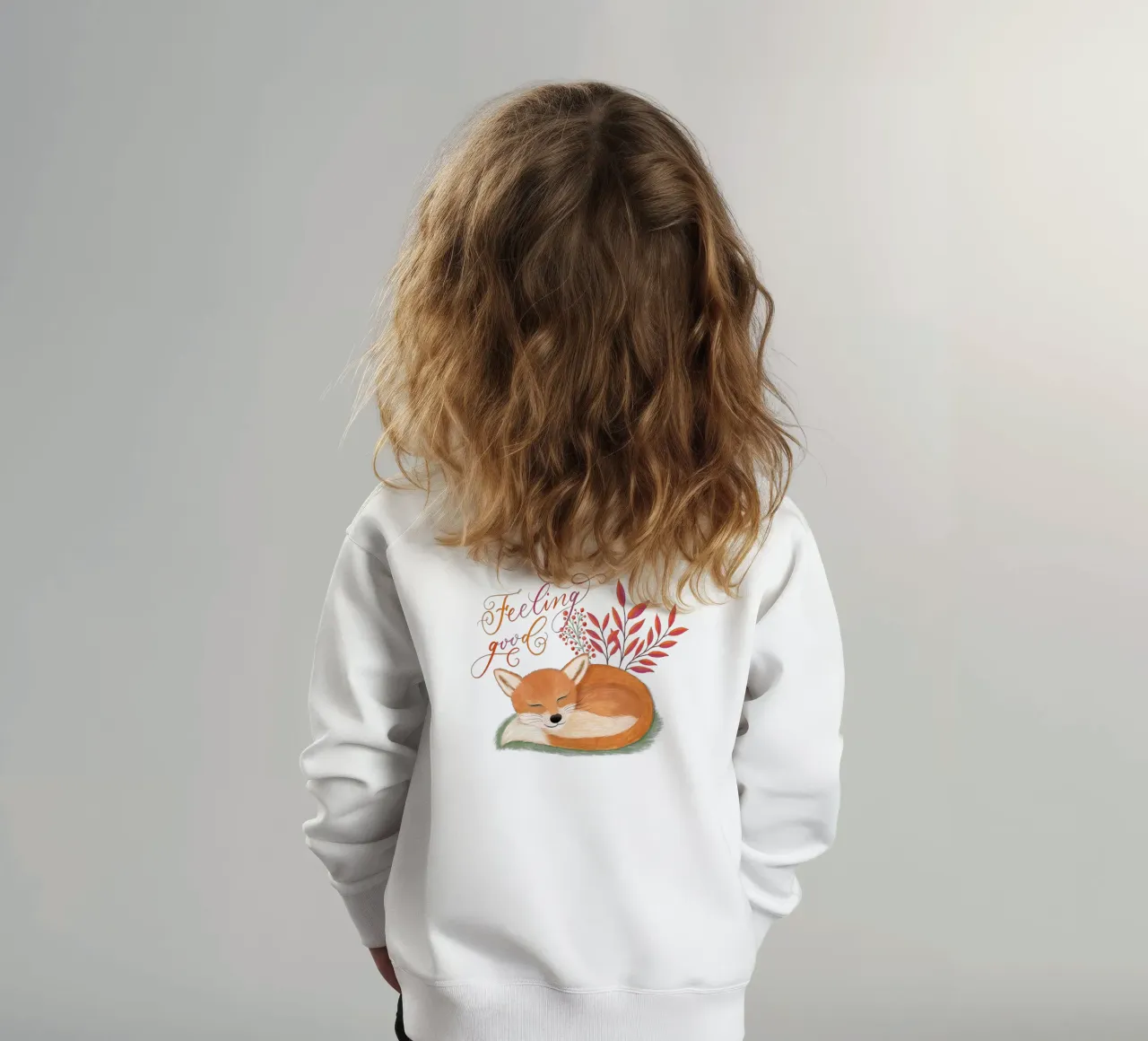 Fuchs: sentirsi bene. Umore autunnale e sogni d'oro felpa bambino da CalliLetters