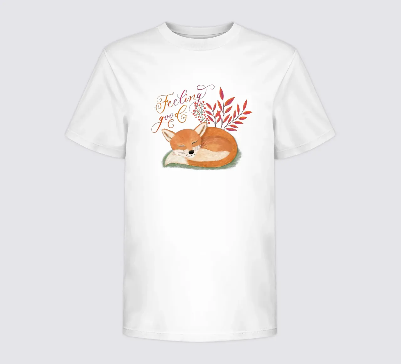 Fuchs: sentirsi bene. Umore autunnale e sogni d'oro t-shirt bambini da CalliLetters