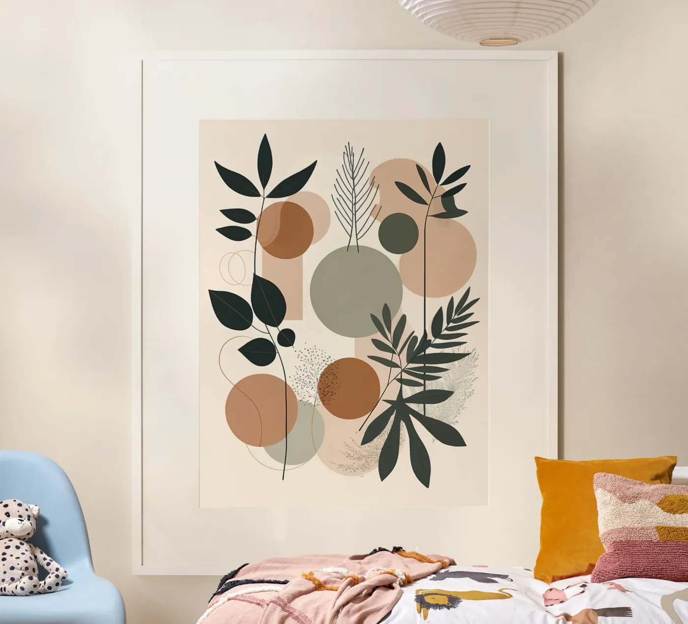 Harmonie botanique abstraite poster de Artistic-shop