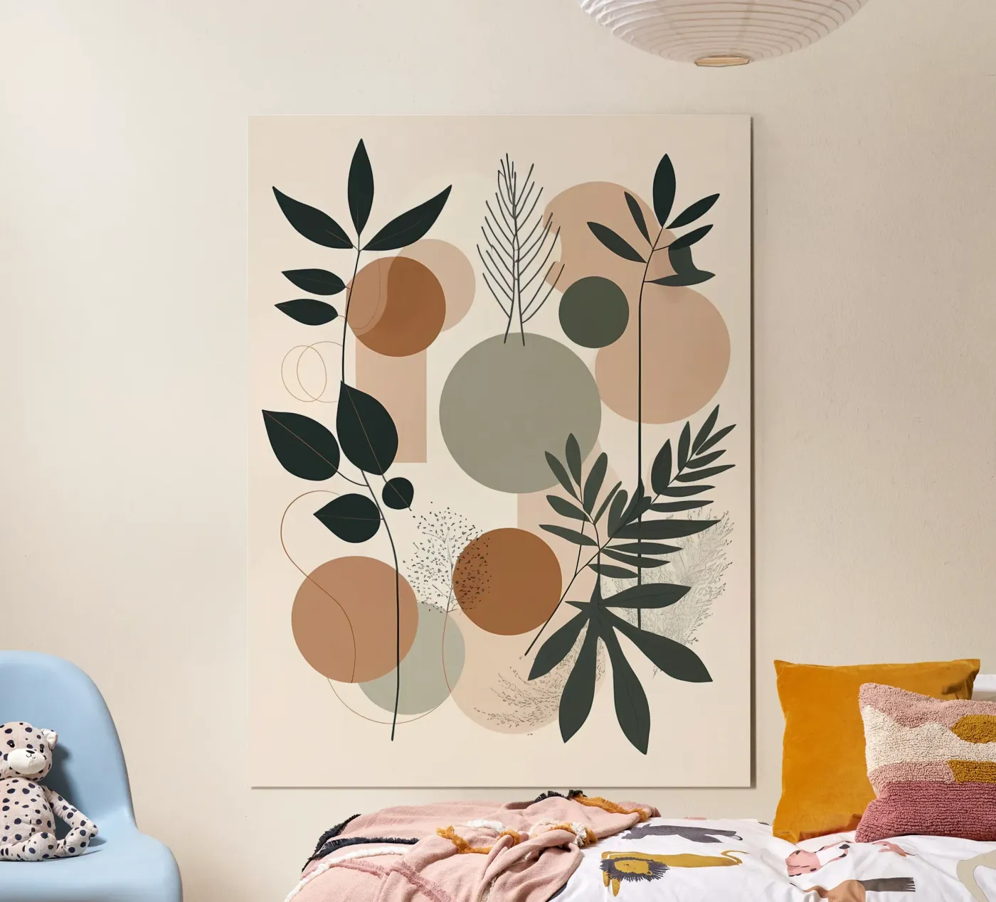 Harmonie botanique abstraite poster de Artistic-shop