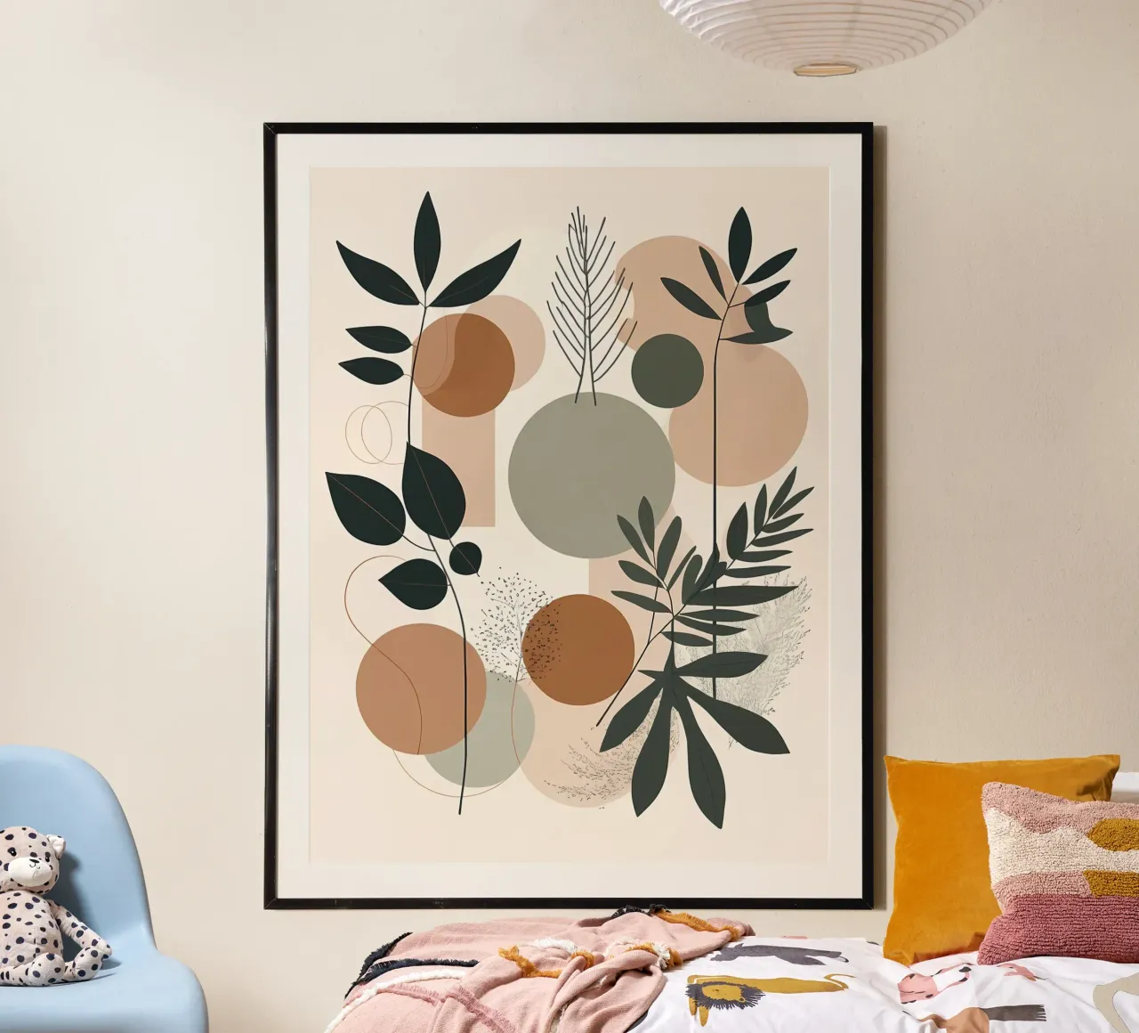 Armonia botanica astratta poster da Artistic-shop