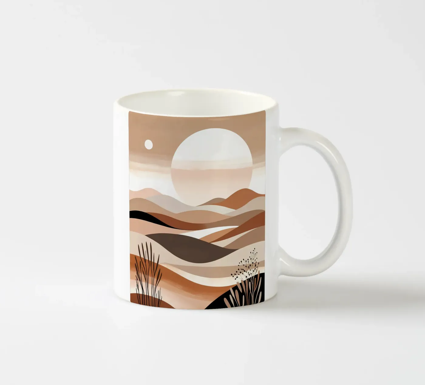Desert Harmony ceramic mug by Artistic-shop