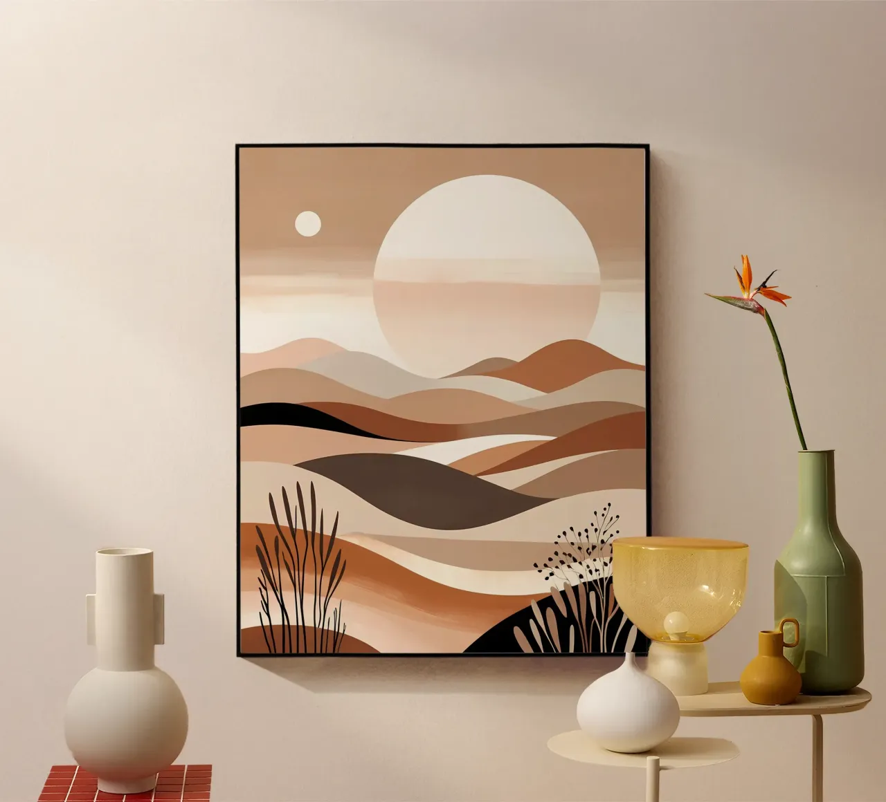 Harmonie van de woestijn acryl van Artistic-shop