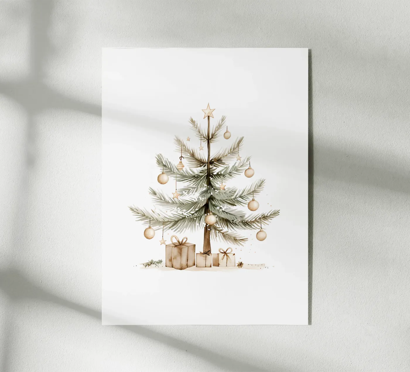 Weihnachtsbaum acryl van artographieHome