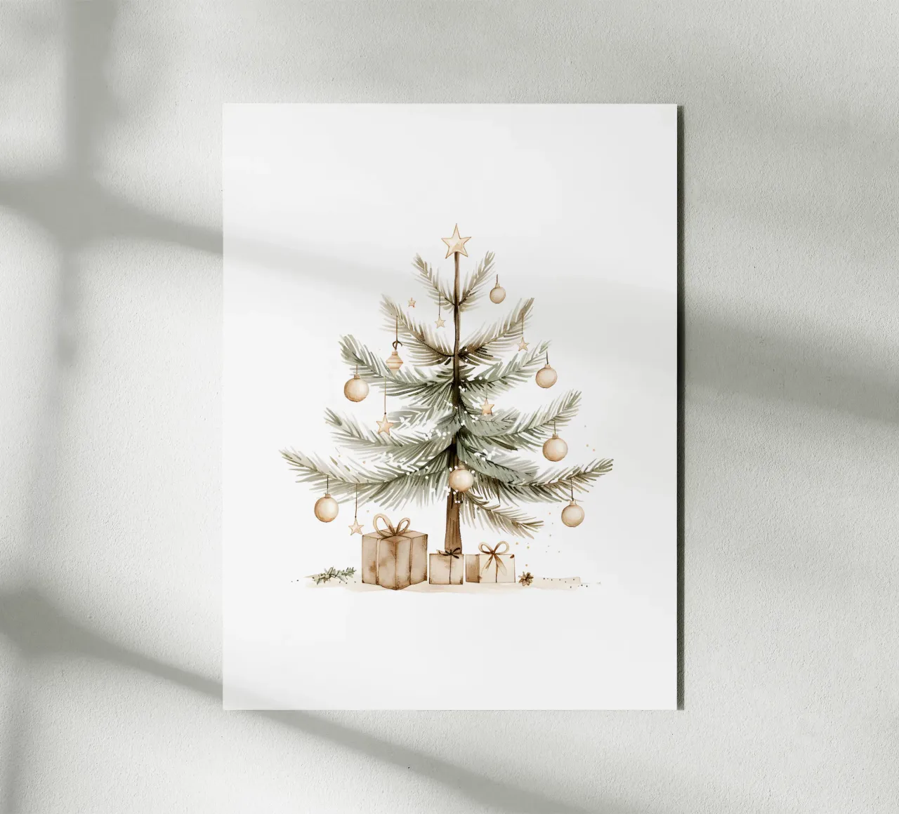 Weihnachtsbaum alluminio dibond da artographieHome