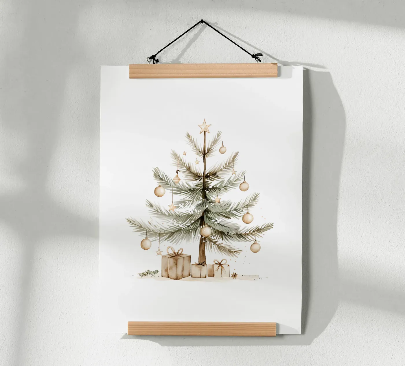 Weihnachtsbaum poster by artographieHome