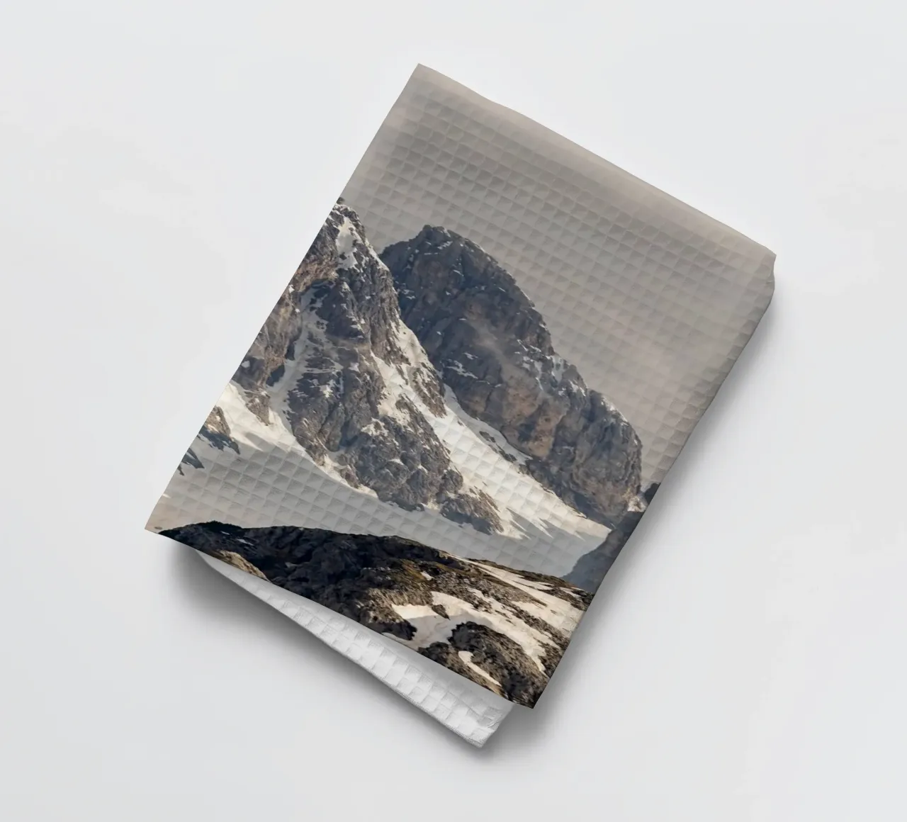 Alpi dolomitiche con la neve canovaccio da cucina da karijn_landscapes