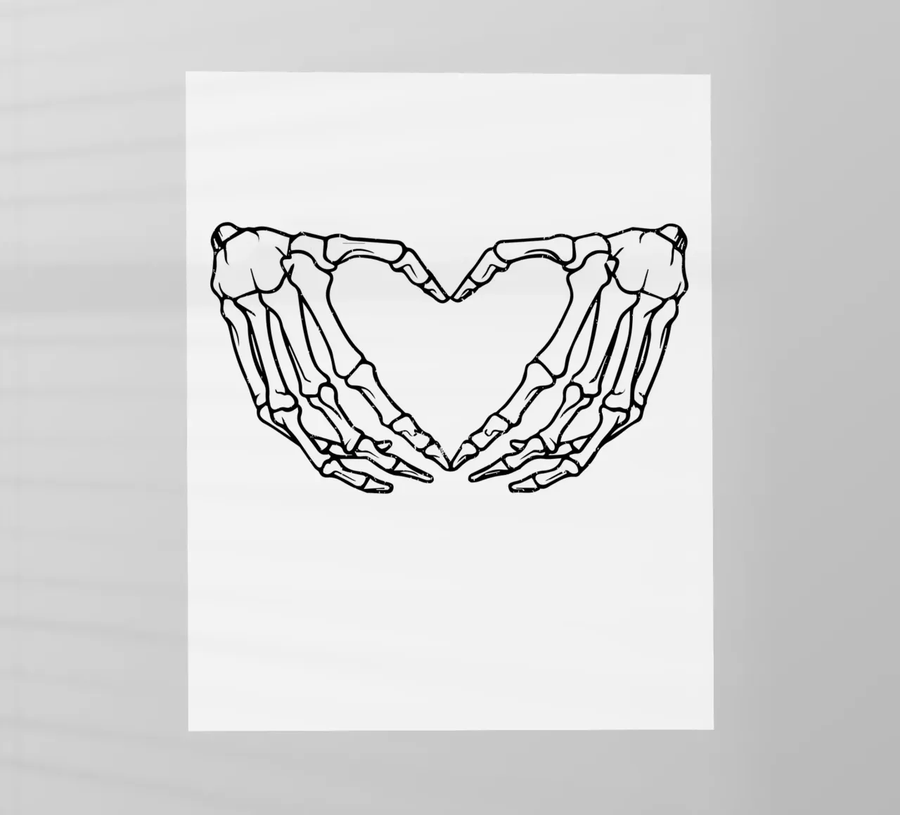 skeletal hands forms a heart pellicola backlit da edsonramosart