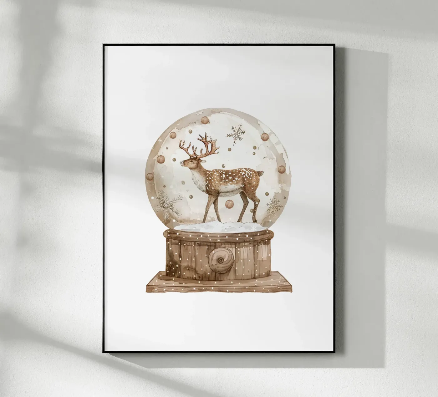 Schneekugel Acryl-Glas von artographieHome