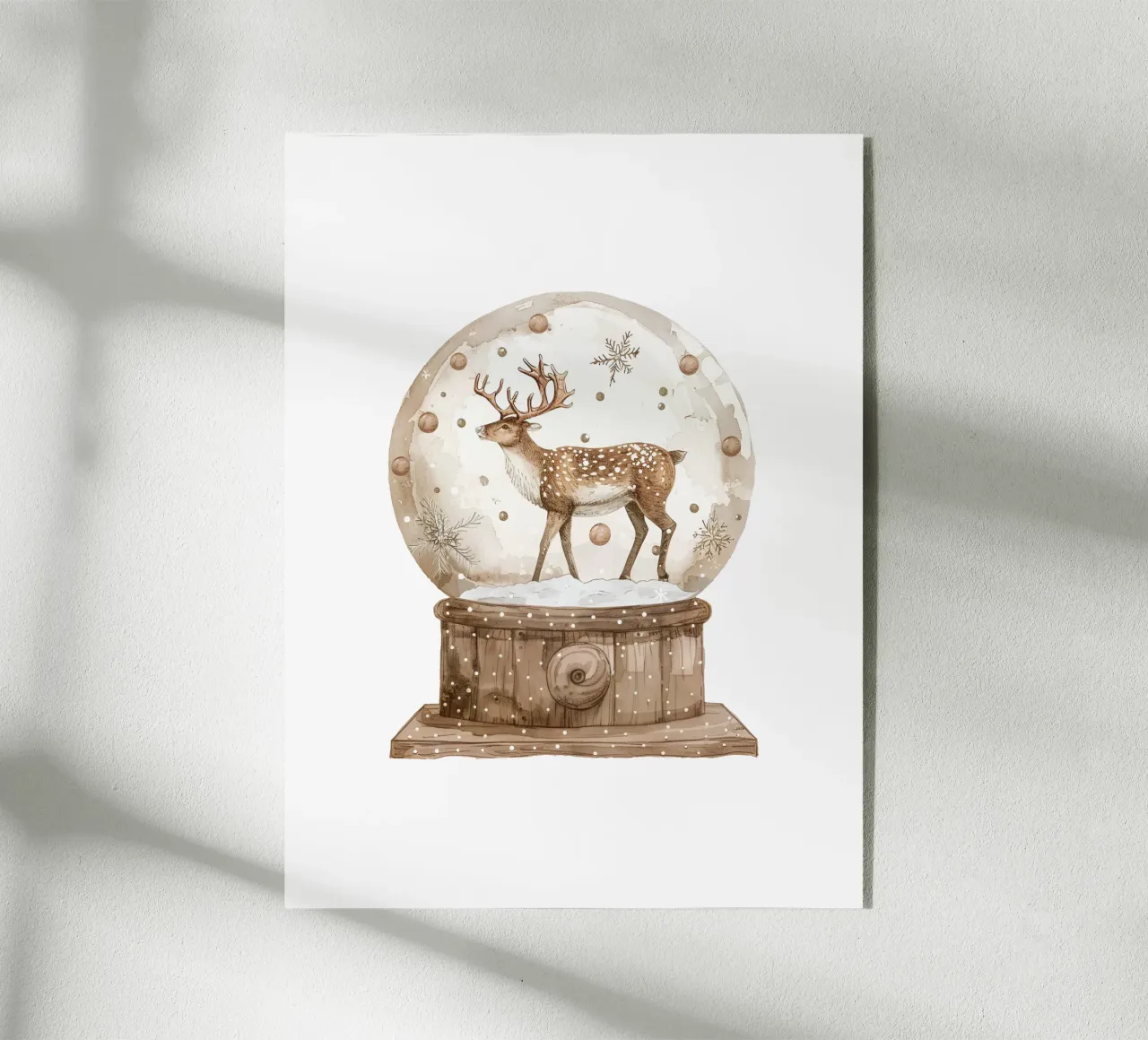 Schneekugel plexiglass da artographieHome