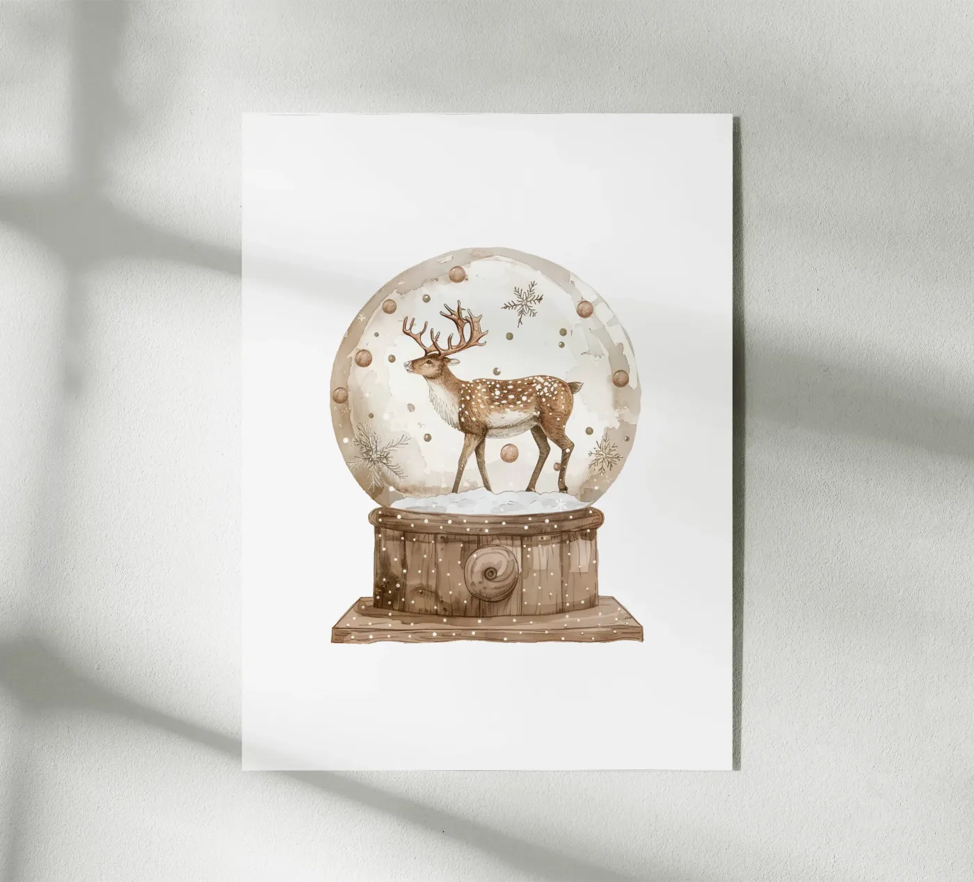 Schneekugel Acryl-Glas von artographieHome