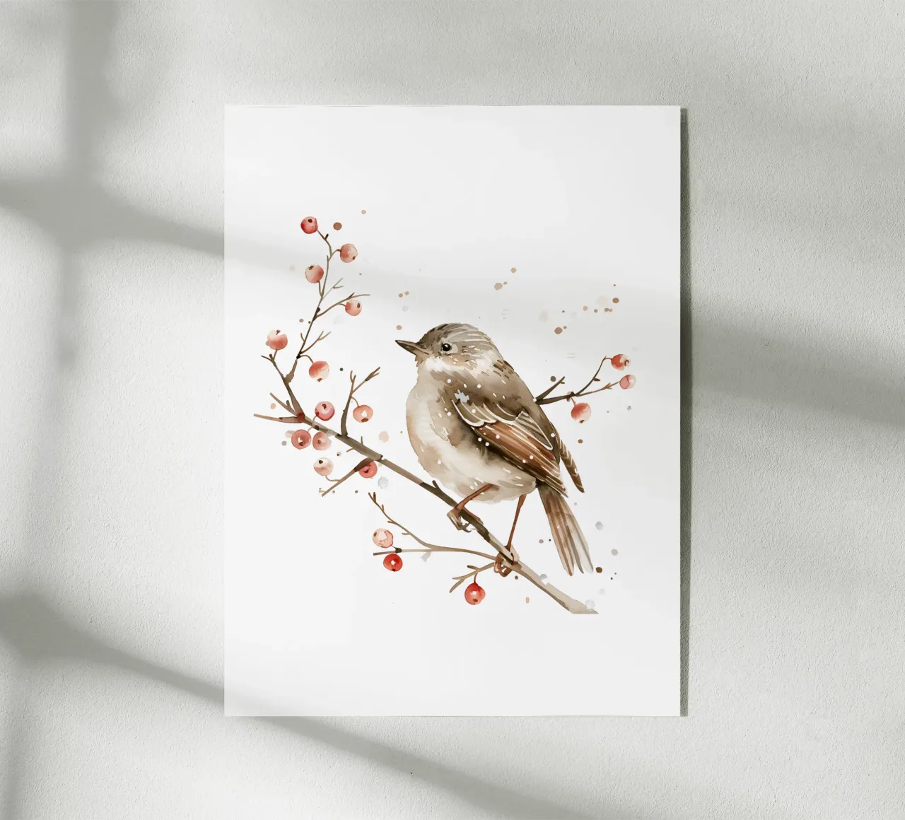 Winter Bird plexiglass da artographieHome