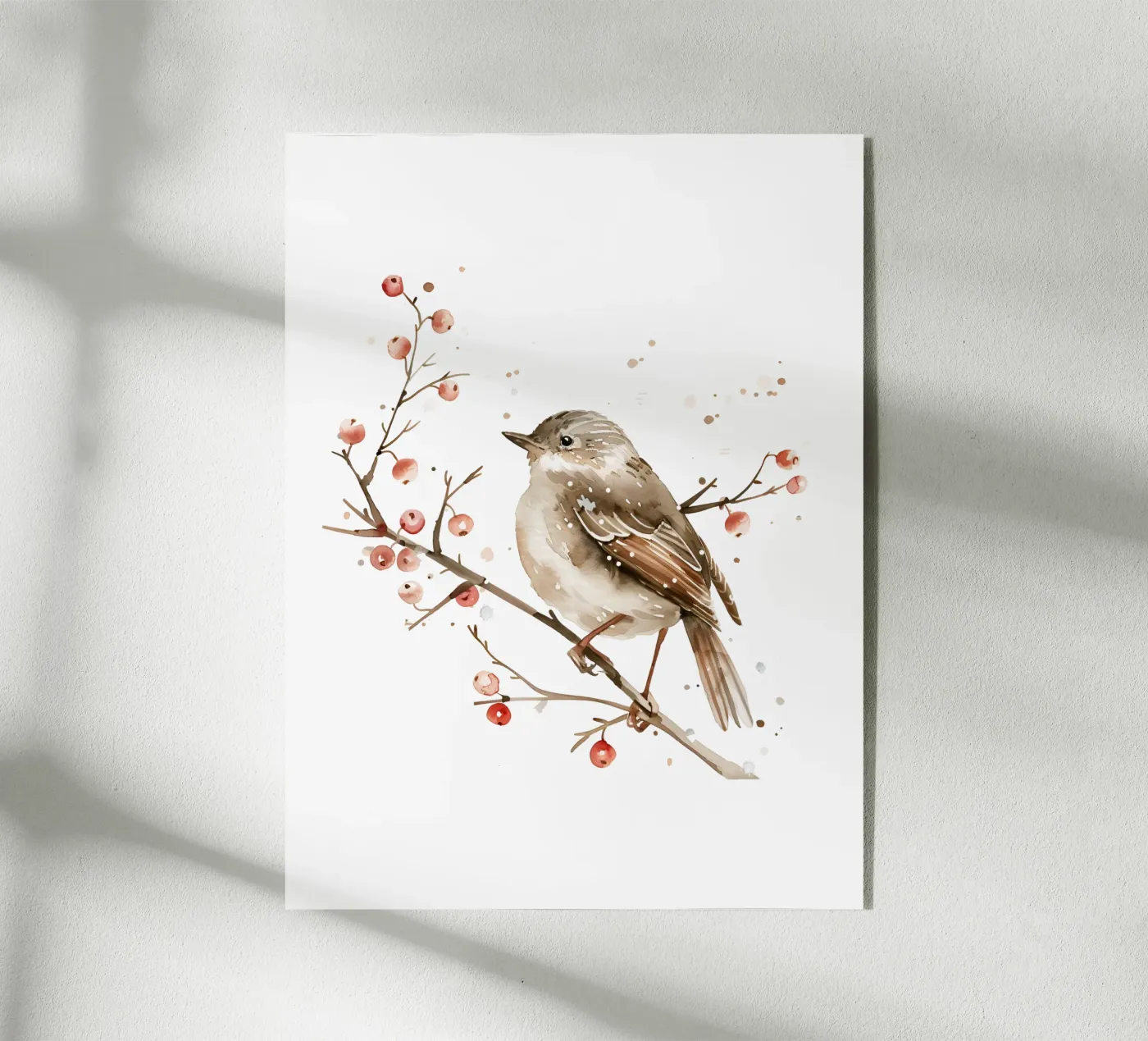 Winter Bird plexiglas de artographieHome