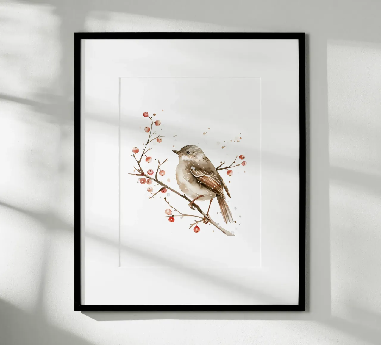 Winter Bird poster da artographieHome