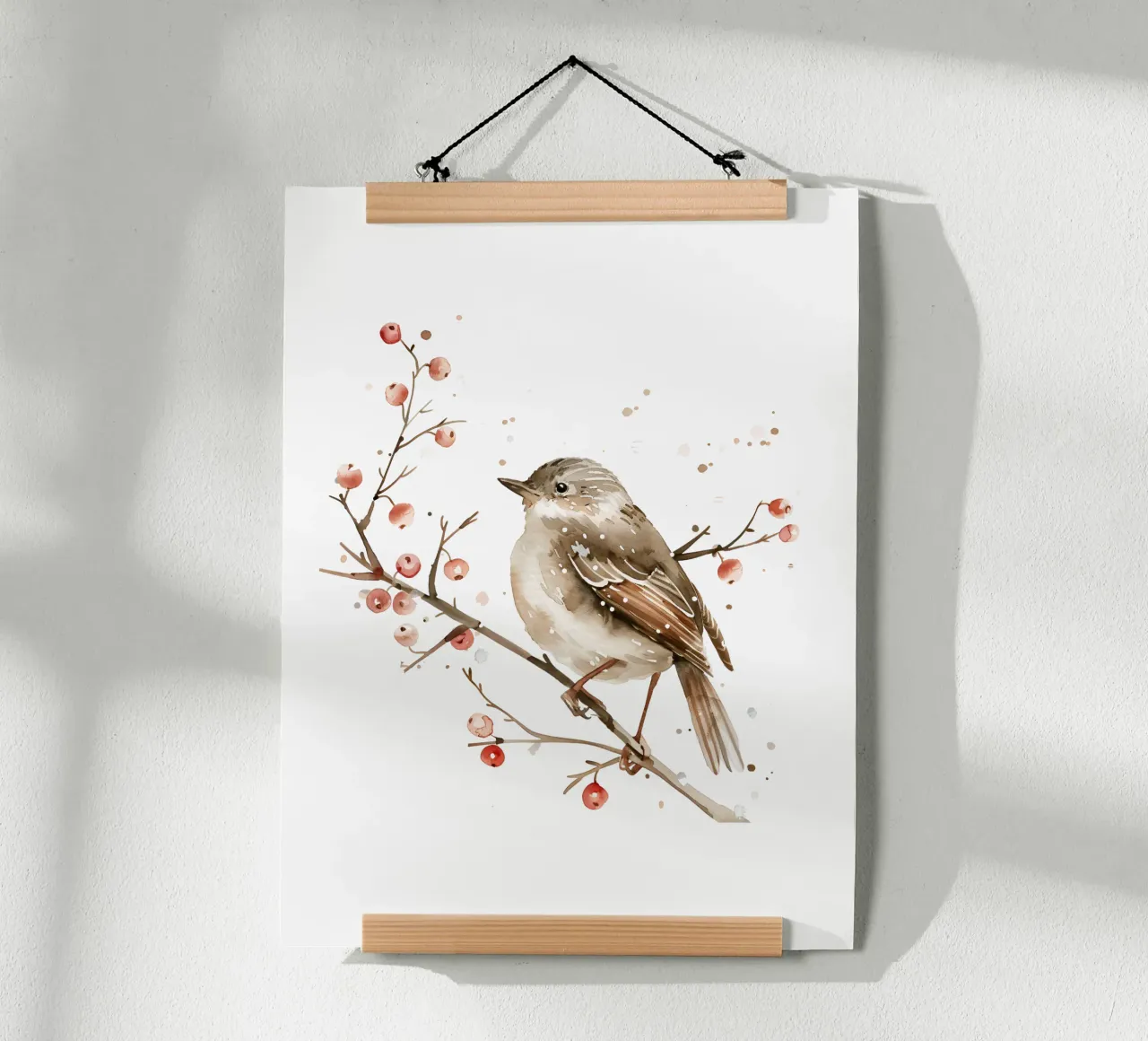 Winter Bird poster da artographieHome