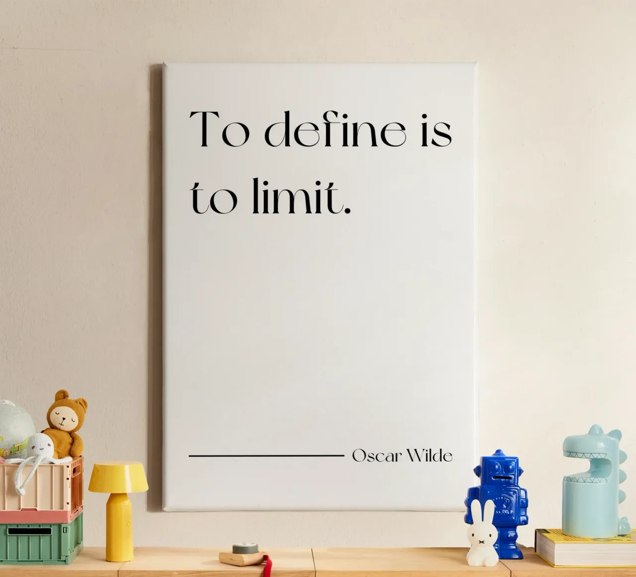 To define is to limit quote canvas with Floater frame by Paigaam Studio