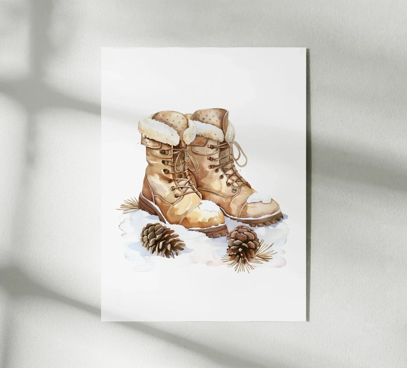 Winter Boots plexiglas de artographieHome