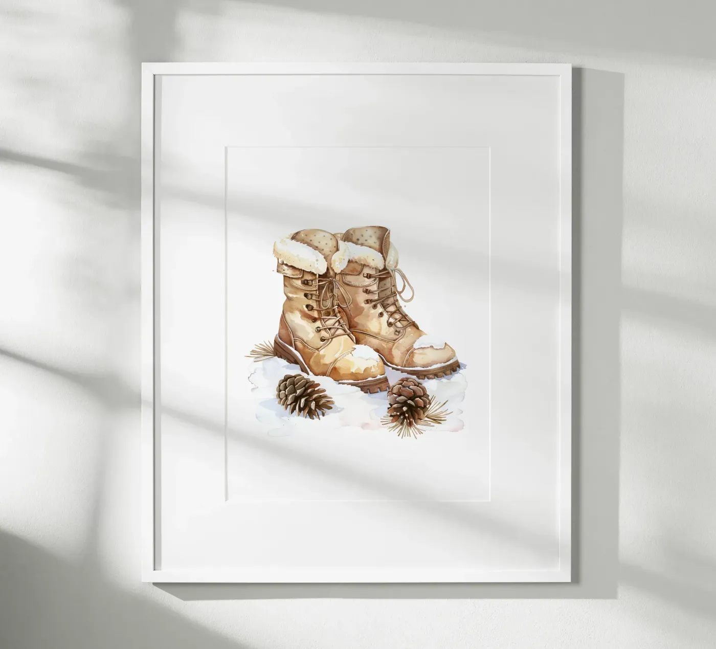Winter Boots poster van artographieHome