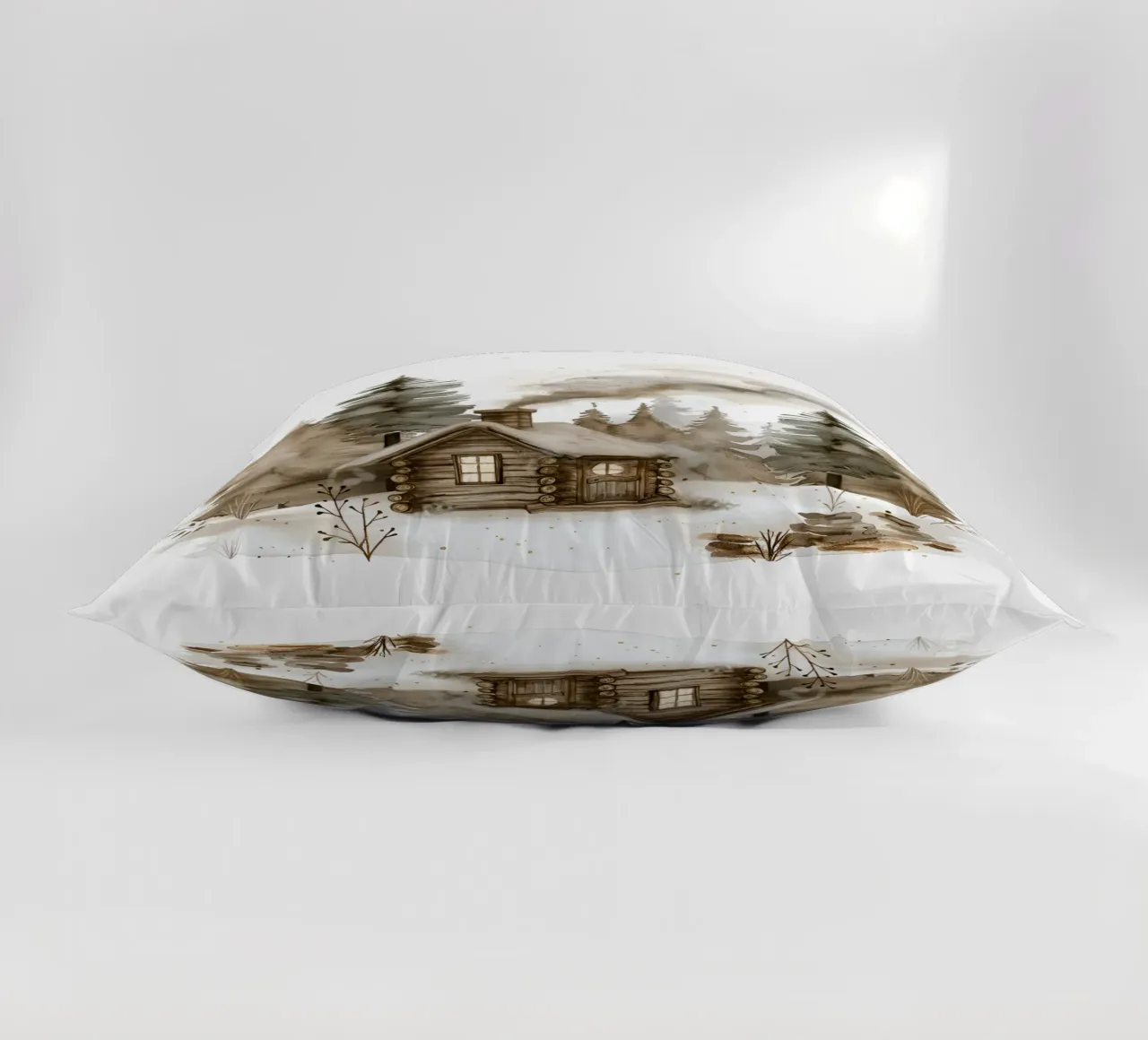 Waldhütte decorative cushion by artographieHome