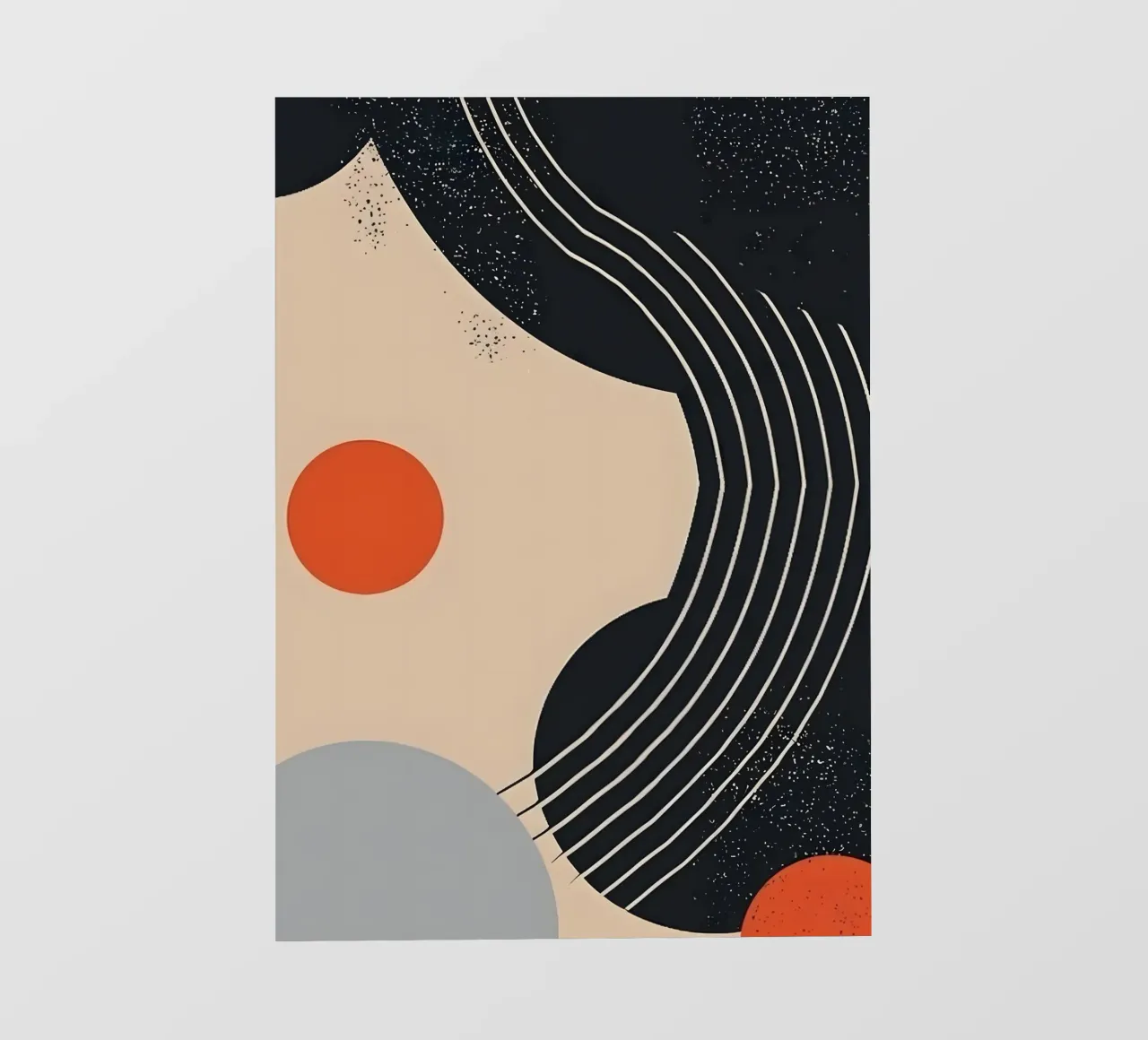 Abstract shapes and lines telo in pvc da LisaArtes