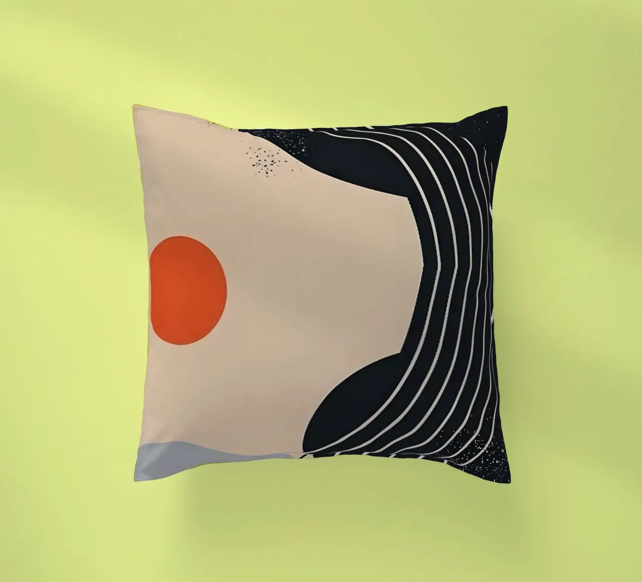 Abstract shapes and lines Kissen von LisaArtes