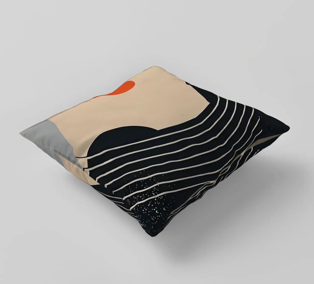Abstract shapes and lines Kissen von LisaArtes