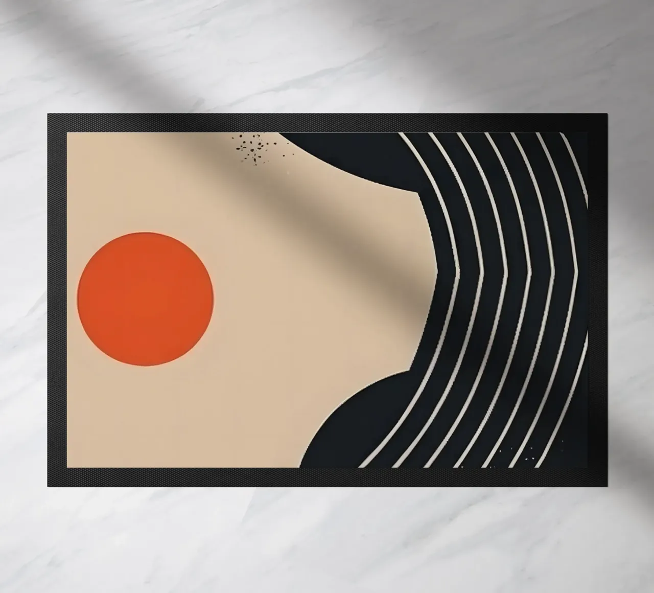 Abstract shapes and lines felpudo de LisaArtes