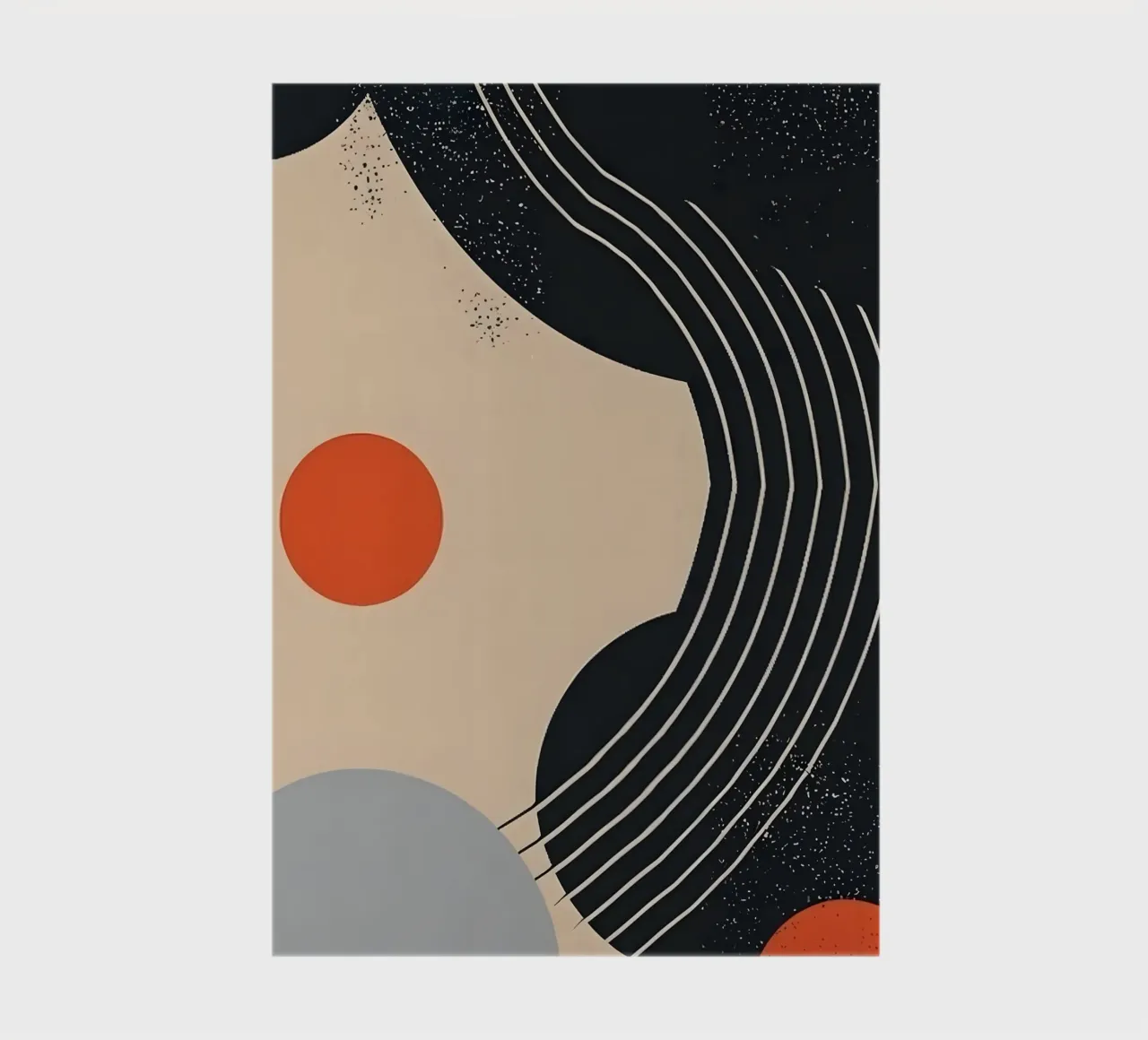 Abstract shapes and lines notebook by LisaArtes