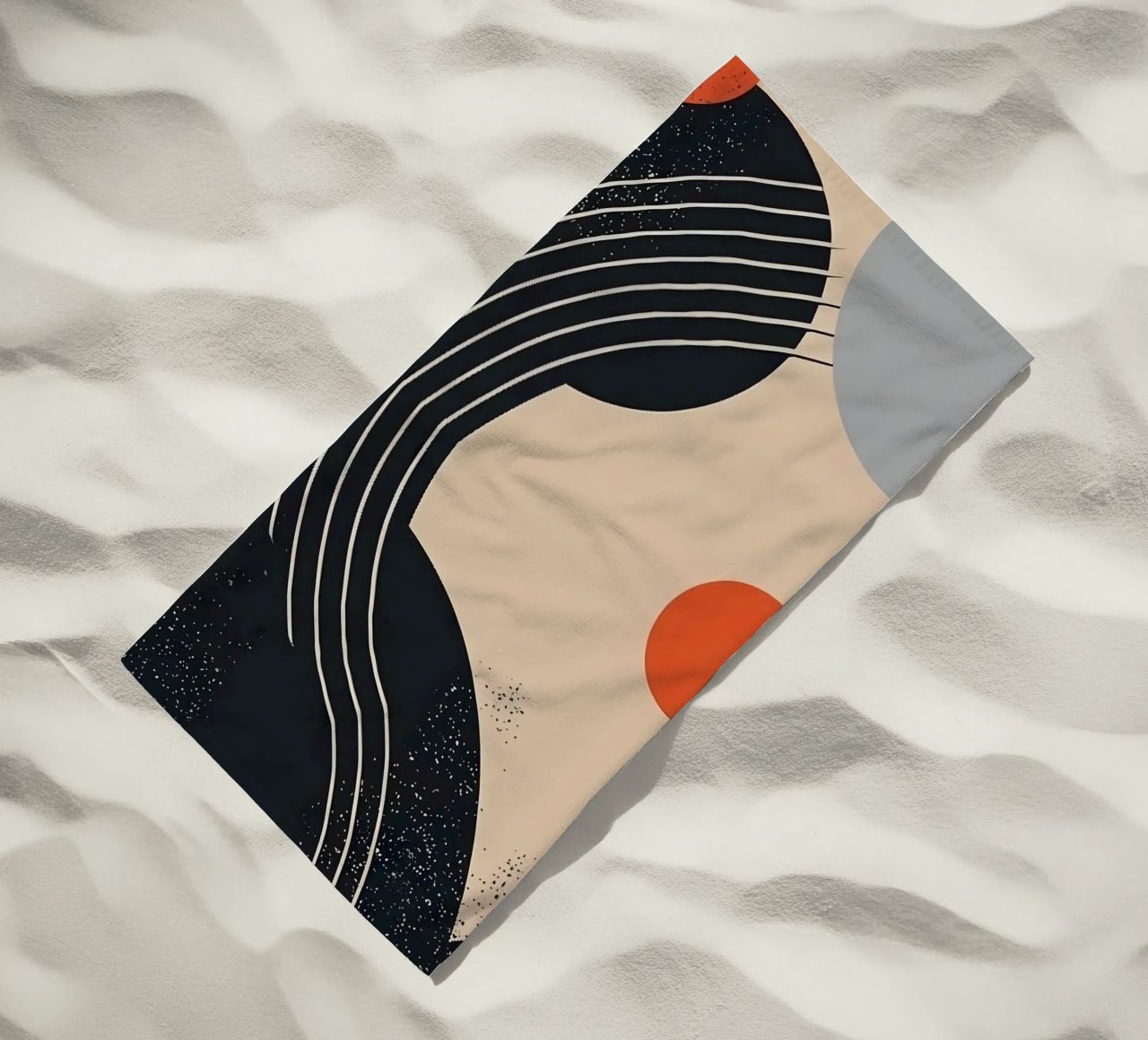 Abstract shapes and lines telo mare da LisaArtes