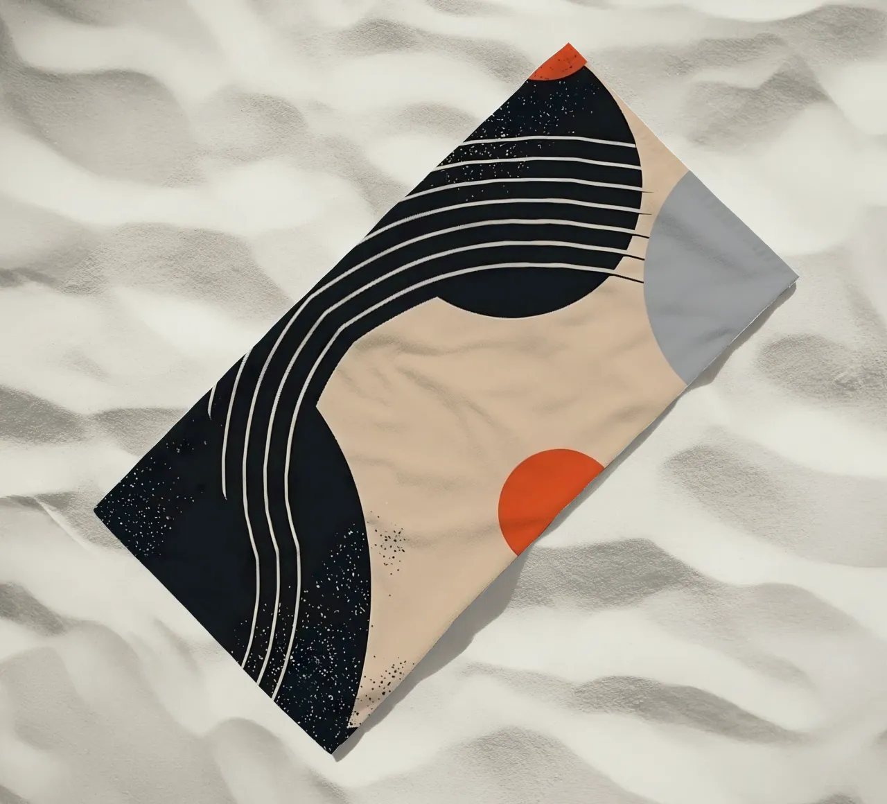Abstract shapes and lines telo mare da LisaArtes