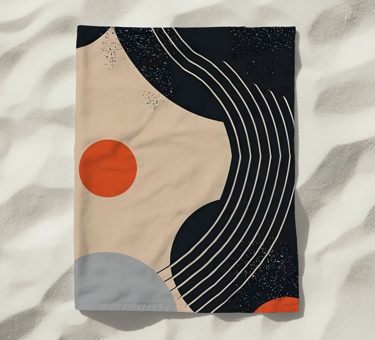Abstract shapes and lines telo mare da LisaArtes