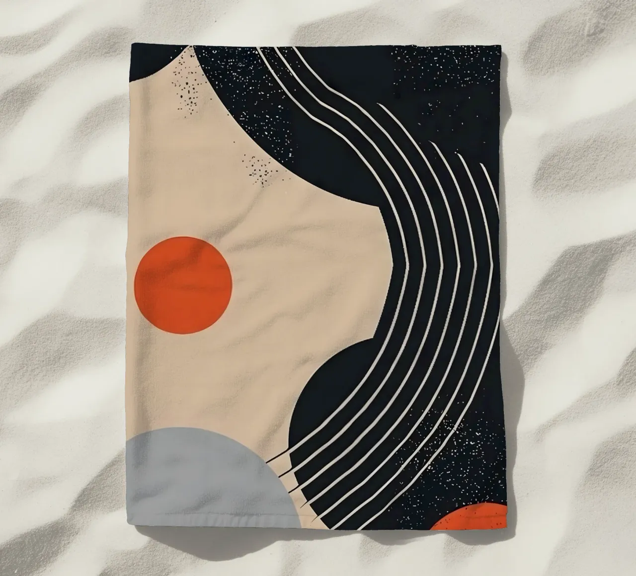 Abstract shapes and lines telo mare da LisaArtes