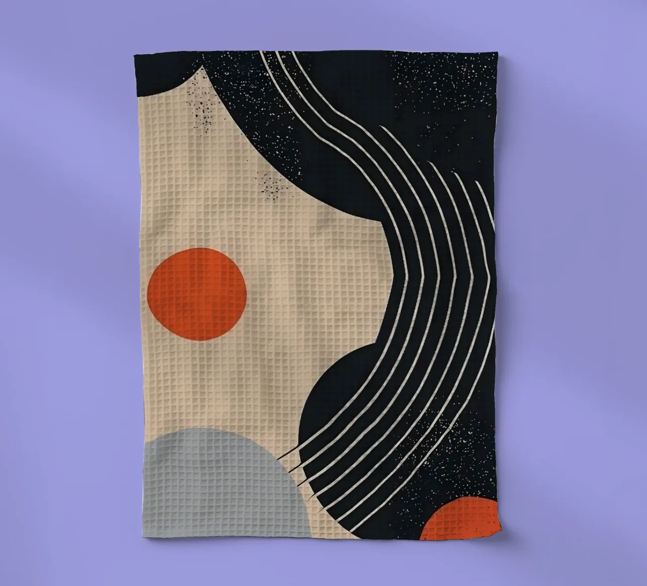 Abstract shapes and lines torchon de LisaArtes