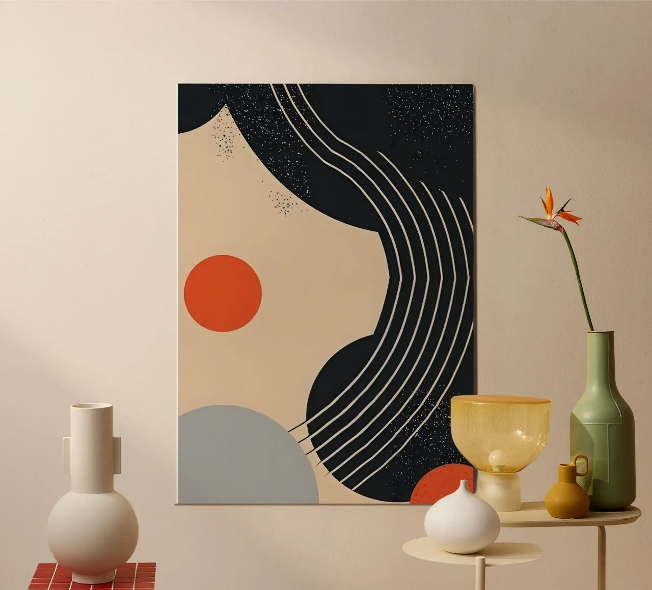 Abstract shapes and lines alluminio dibond da LisaArtes