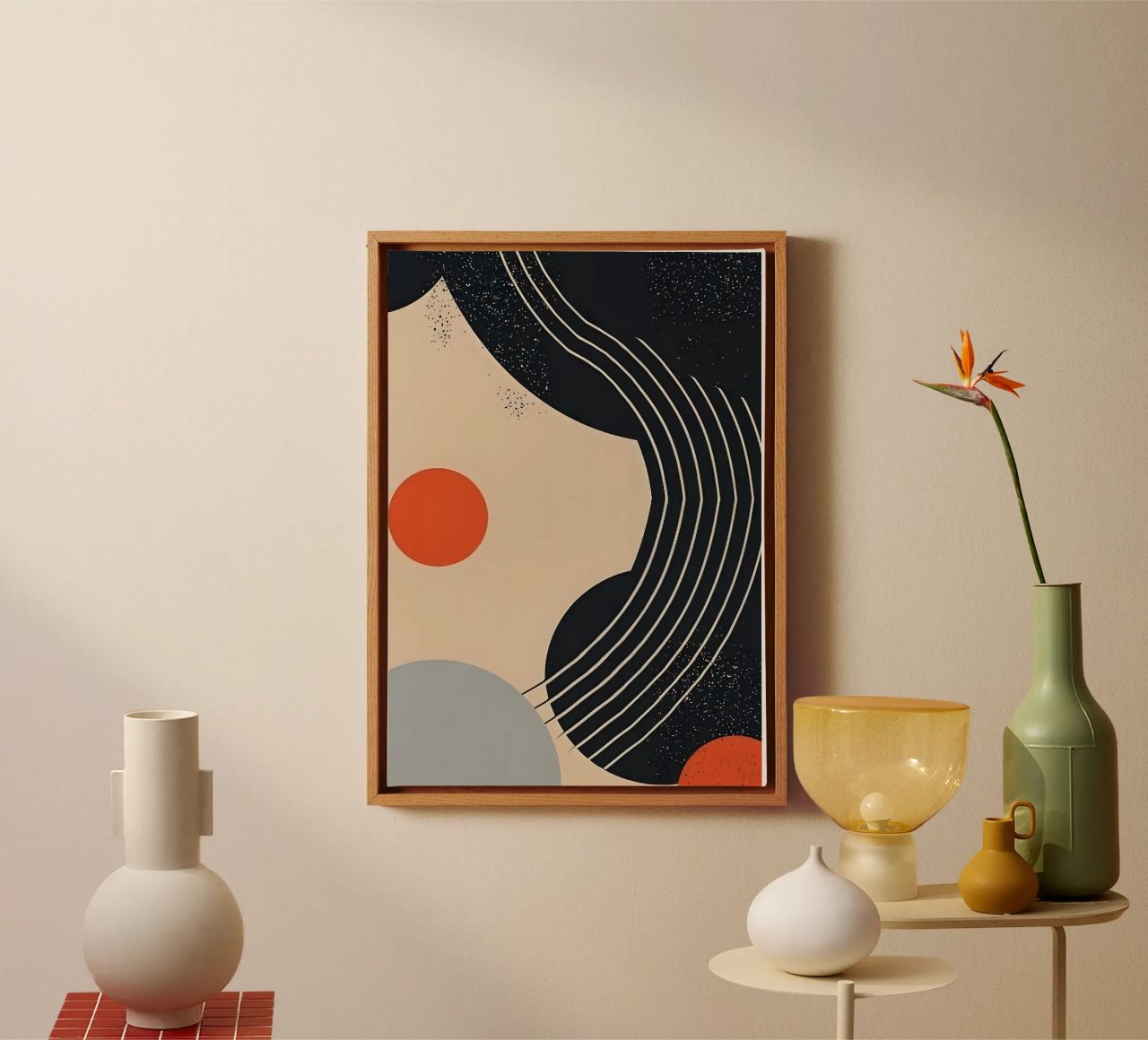 Abstract shapes and lines tela da LisaArtes