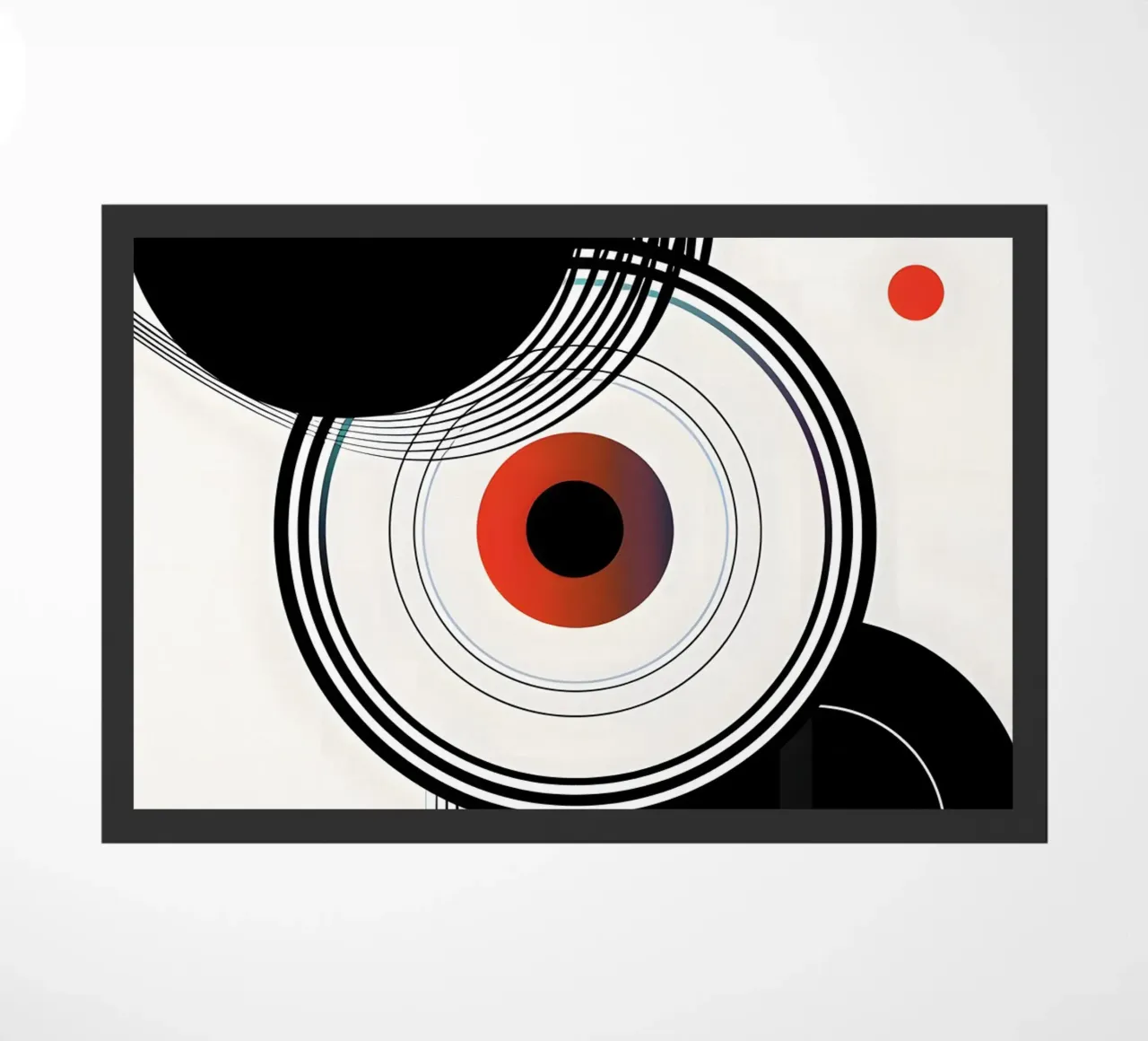 Bold geometric shapes in black zerbino da LisaArtes
